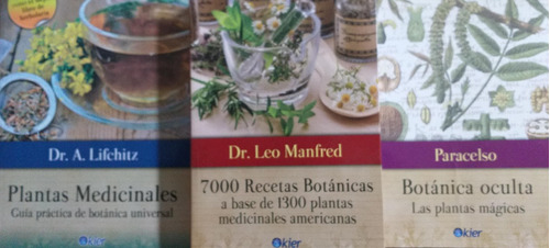 X3 Botánica Oculta + Plantas + 7000 Recetas Medicinales Kier