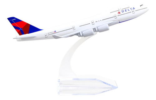 Avión Delta Airlines B747 Escala 1:460 Aircraf Model En Caja