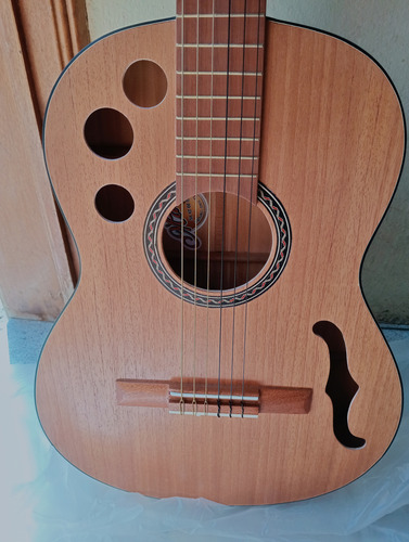 Guitarra Acústica De Ciprés Miel Diestro Caoba