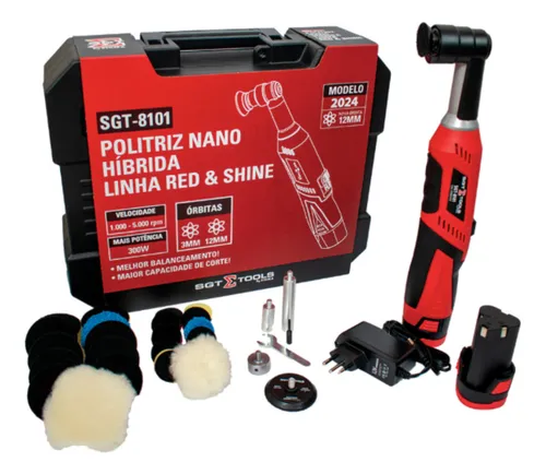 Politriz Sigma Tools SGT 8101 Nano Hibrida 300w Red & Shine