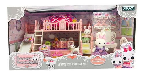 Sweet Dream Bunny Boutique Habitacion Con Accesorios Ditoys