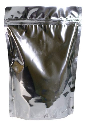 500 Saquinhos Abre E Fecha Stand Up Pouch 17x23,5 Metalizado