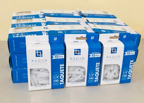 Imagen 5 de 8 de Taquetes Plástico Raziio Kit Surtido 50 Cajas Individuales