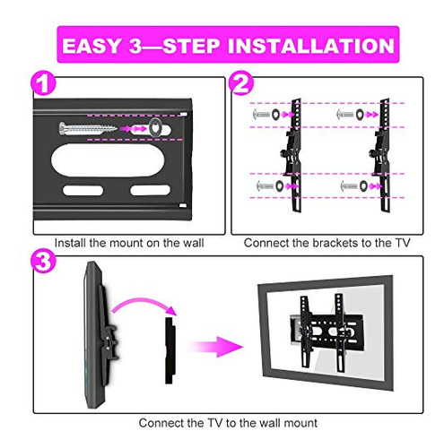 Soporte Tv Pared Onellod 32puLG Monitor Plano Vesa