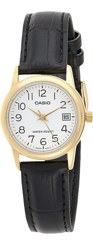 Casio Ltp-v002gl-7b2 Reloj Para Mujer Con Correa De Piel En 