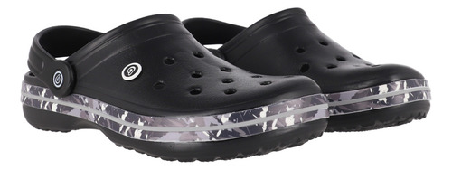 Zuecos Hombre Bamers Airline P Negro