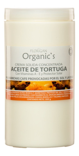 Crema Corporal Aceite Tortuga Florigan 1kg Vit A Pack 2