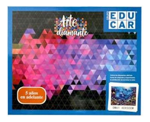 Arte Diamante Delfines 40x50cm Cuadro Con Marco De Madera