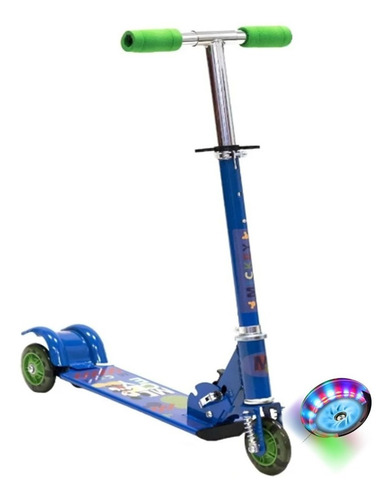 Monopatin 3 Ruedas Metal Luces Minnie Spiderman Tipo Scooter