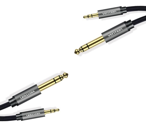 Cable Auxiliar 3.5mm / 6.5mm Nylon Trenzado Amplificador Pc