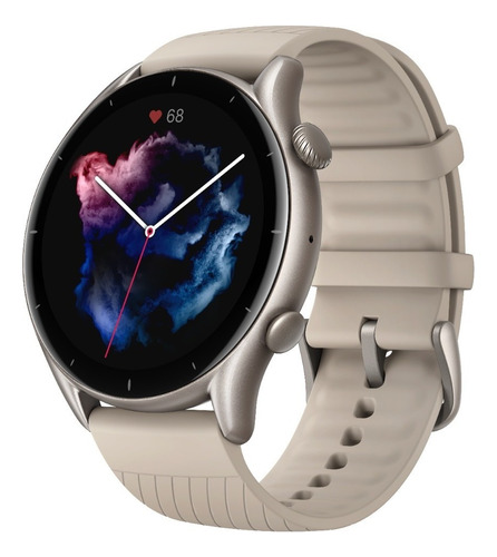 Smartwatch Amazfit Fashion GTR 3 1.39" caja de  aleación de aluminio moonlight grey, malla  moonlight grey de  silicona A1971