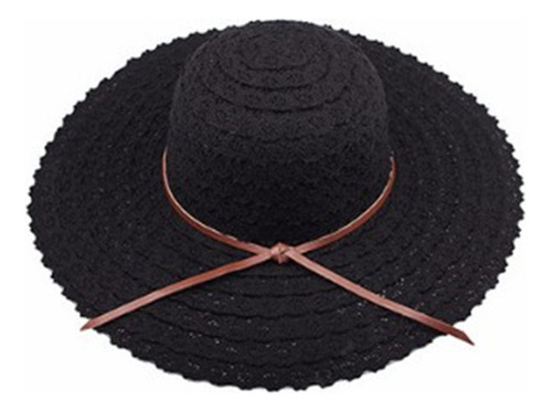 Sombrero Flexible Ganchillo Hecho A Mano Playa Sol Plegable