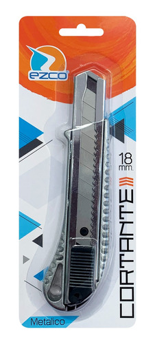 Cutter Metalico 18mm Trincheta Cortante Cuchilla Grande Guia