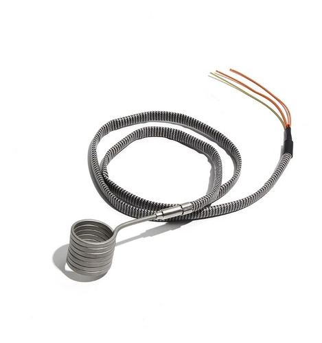 Resistência Microtubular 35x35mm 220v Cabo 1m Com Termopar J