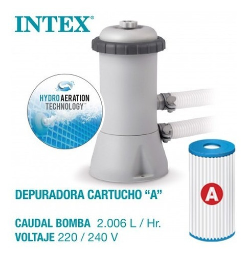 Intex Bomba Filtro Para Piscinas + Filtro Tipo A