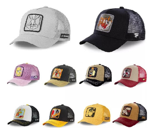 Gorra Con Visera Dibujos Animado Lote Al Por Mayor 10 Piezas