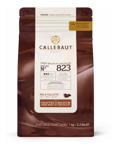 Chocolate Belga Callebaut Gotas Ao Leite N 823 - 1kg