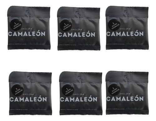 Camaleon Bolsa Tinte Anilina Polvo Negro Azabache 100g