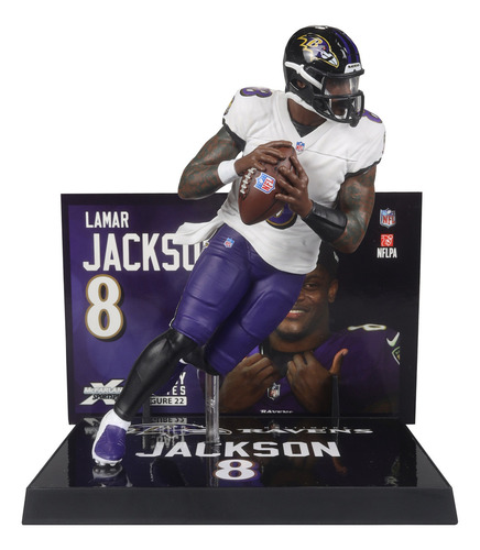 Figura Mcfarlane Legacy NFL Ravens de Lamar Jackson F22