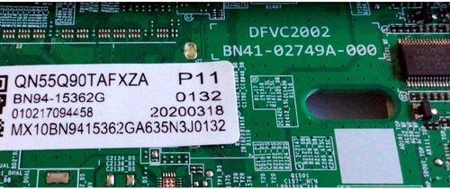 Main Samsung Bn94-15362g / Bn41-02749a Modelo Qn55q90tafxza (Usado)