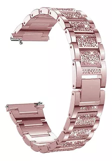 Pulseira Joia Compatível Smartwatch Huawei Gt Pro 3 46mm Cor Rose pink