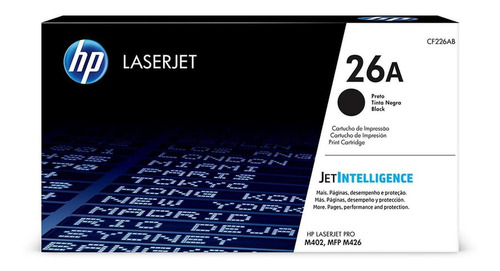 Imagen 1 de 1 de Toner Hp 26a Negro Impresora Laserjet Pro M402 Mfp M426