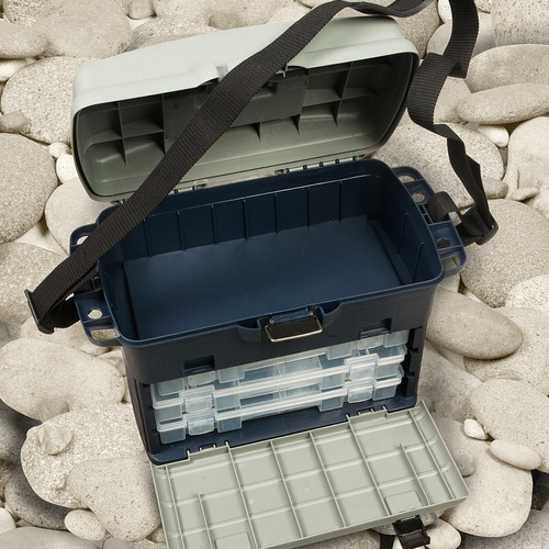 Caja De Pesca Waterdog Con Cajitas Organizadoras El Jabali