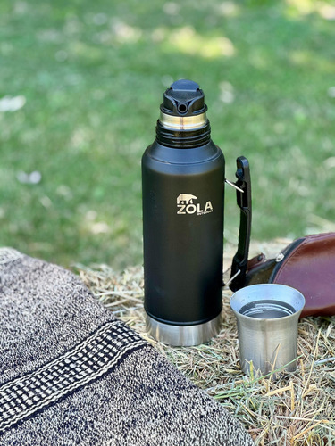 Termo Mate Edition 1.2 Litros Pico Cebador Zola Acero Inox