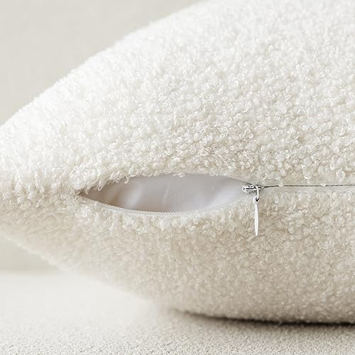 Conjunto De 2 Almohadas Decorativas Foindtower, De Pelo Sin