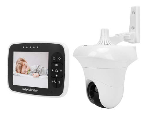 Monitor De Seguridad Para Bebés Con Video De 3.5 Pulgadas, V