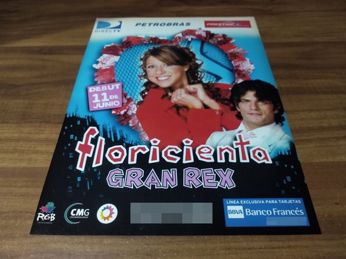 (pd965) Publicidad Floricienta Gran Rex * 2005 (Usado)