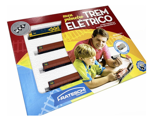 Kit Meu Primeiro Trem Elétrico Trem Carga Mrs Frateschi 6522 110V/220V