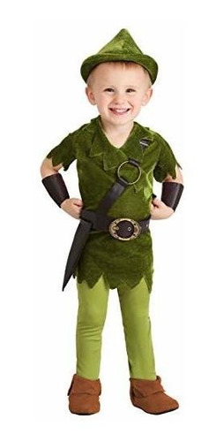 Disfraz Talla 2toddler Para Niños De Peter Pan Halloween
