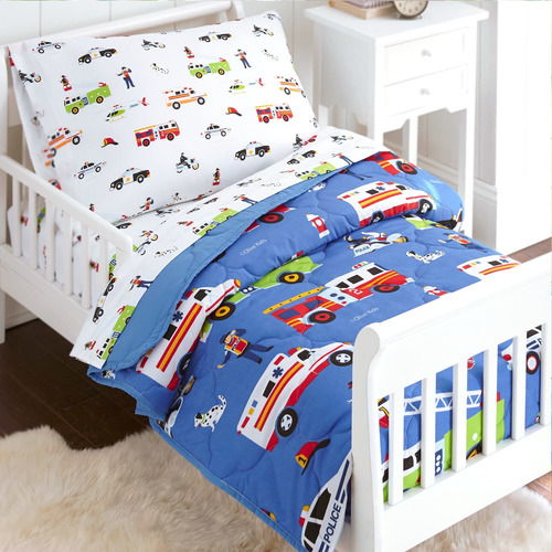 Oliva Niños Infantil 4 pc Cama En Una Bolsa , Héroes, H.