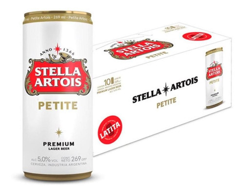 Cerveza Stella Artois Petite 269ml Premium Lager X10 Oferta