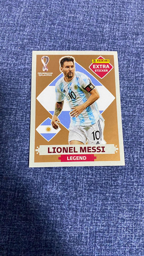 Figurita Extra Messi Campeón Del Mundo 2022