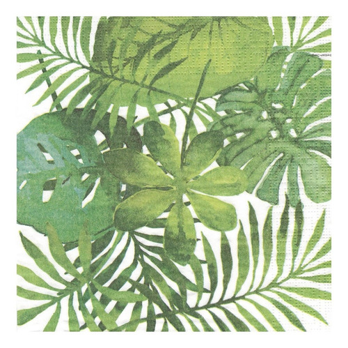 Imagen 3 de 5 de Servilletas Decoupage Set Tropical Dorado Laura Craft