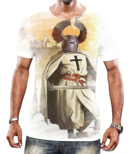 Camiseta Camisa Cruzadas Ordem Dos Cavaleiros Templarios 558