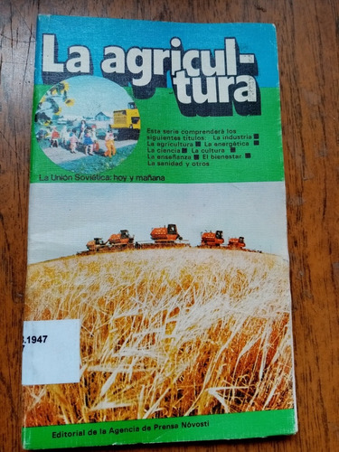 La Agricultura Editorial De La Agencia De Prensa Nóvosti