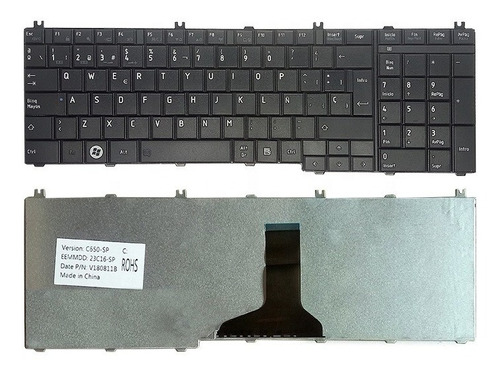 Teclado Toshiba L650 L655 L660 L670 L675 L750 L755 Toc650s-b