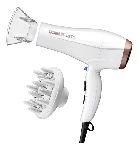 Conair Double Ceramic Hair Dryer With Diffuser | Blow Dryer.