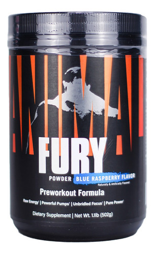 Animal Fury 1lb Universal Nutrition Pre-entreno