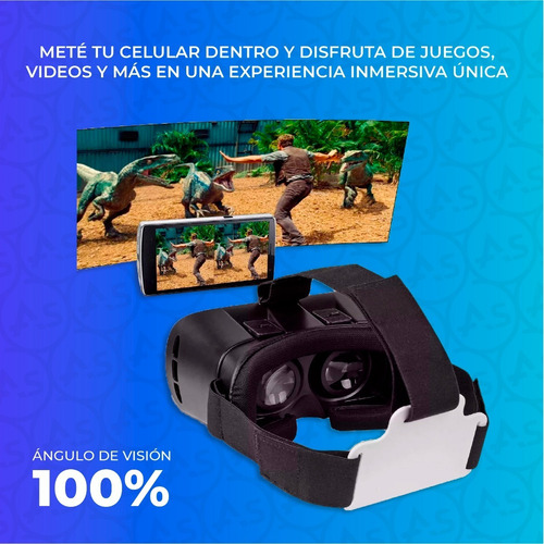 Imagen 5 de 10 de Vr Box Casco Lentes Realidad Virtual 3d Gafas Para Celular