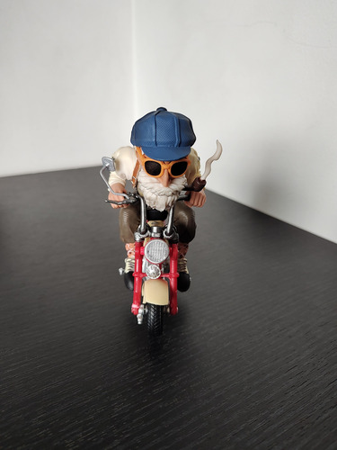 Figura Maestro Roshi En Motocicleta - Dragon Ball -importado