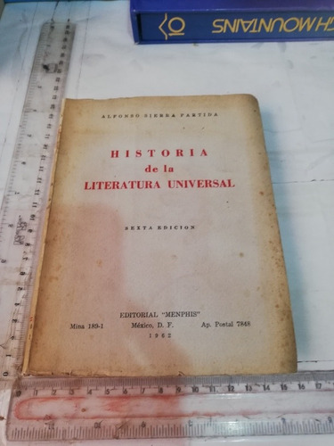 Historia De La Literatura Universal Alfonso Sierra Partida