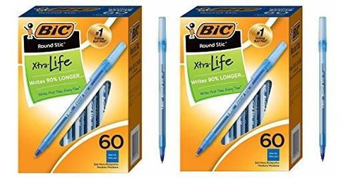 Bolígrafo - Bic Round Stic Xtra Life Ballpoint Pen, Medium P