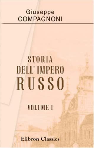 Libro: Storia Dell  Impero Russo: Tomo 1 (italian Edition)