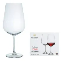 Comprar Juego 6 Copones De Vino 850 Ml Cristal De Bohemia Copas