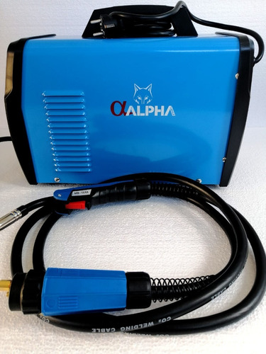 Soldadora 2 En 1 Inverter Mig Electrodo Alpha Pro 240amp K37 Color Azul
