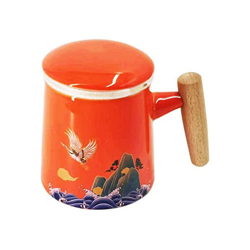 Taza De Té Infusor Y Tapa. Tazas De Té De Lujo. Taza ...